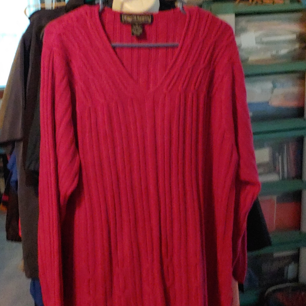 Ladies Maggie Mcnaughton 1x Long SweaterCharteuse Marked Down Sale Sale